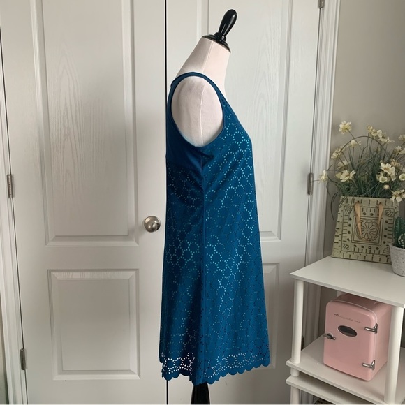 NWOT Title 9 Laser Cutout Athletic Dress in Teal - Picture 11 of 13